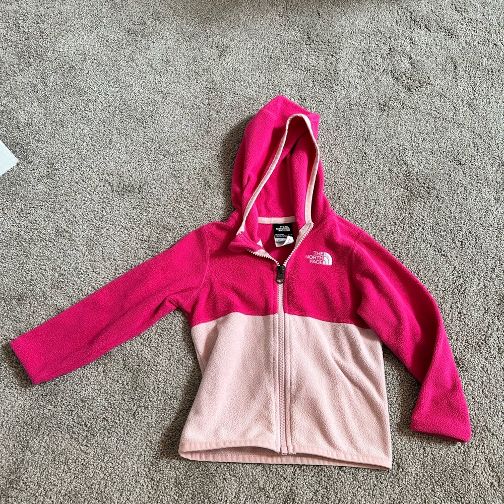 Baby north face fleece pink 18-24 months